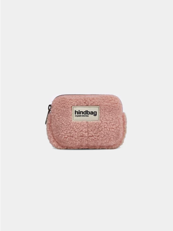 Hindbag Lili Teddy powder pink münditasku