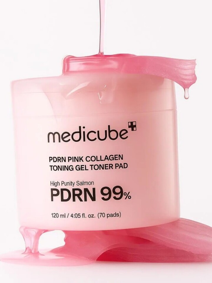 Medicube PDRN Pink Collagen Toning Gel Toner Pad