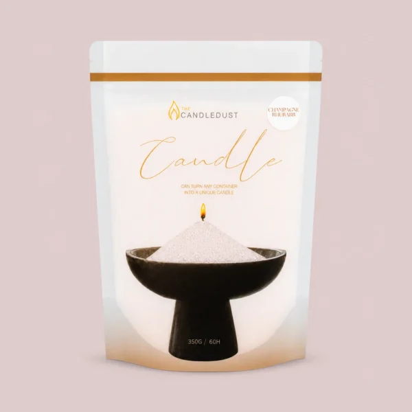 Candledust küünlaliiv | šampanja-rabarberilõhnaline