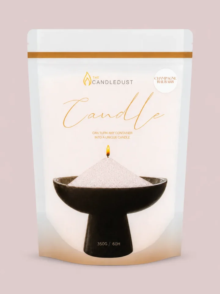 Candledust küünlaliiv | šampanja-rabarberilõhnaline