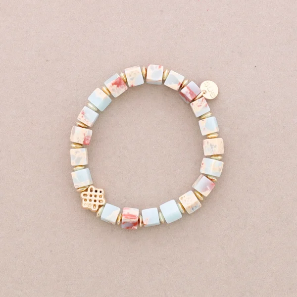 Sonata käevõru Square Stone | Aquamarine