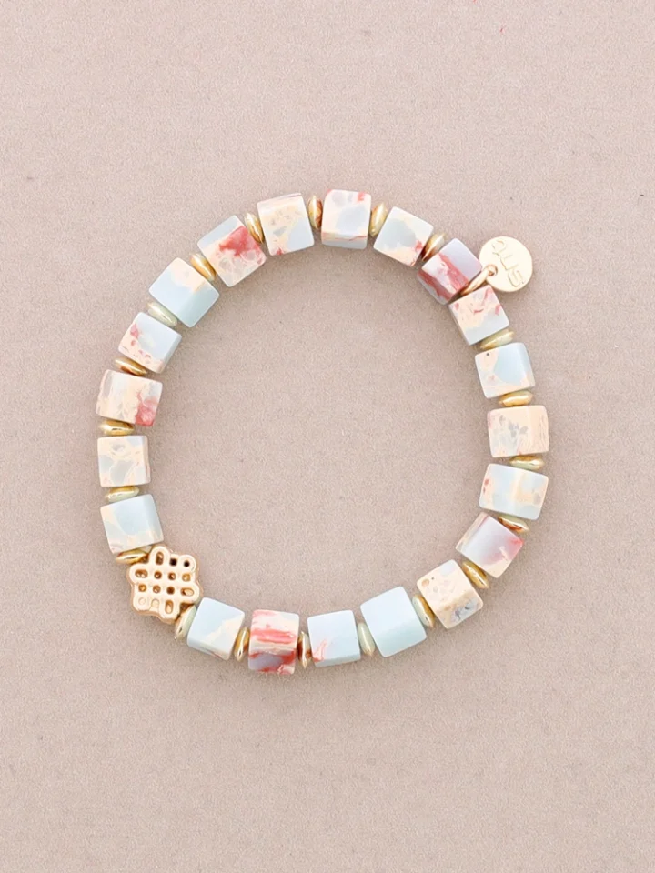 Sonata käevõru Square Stone | Aquamarine