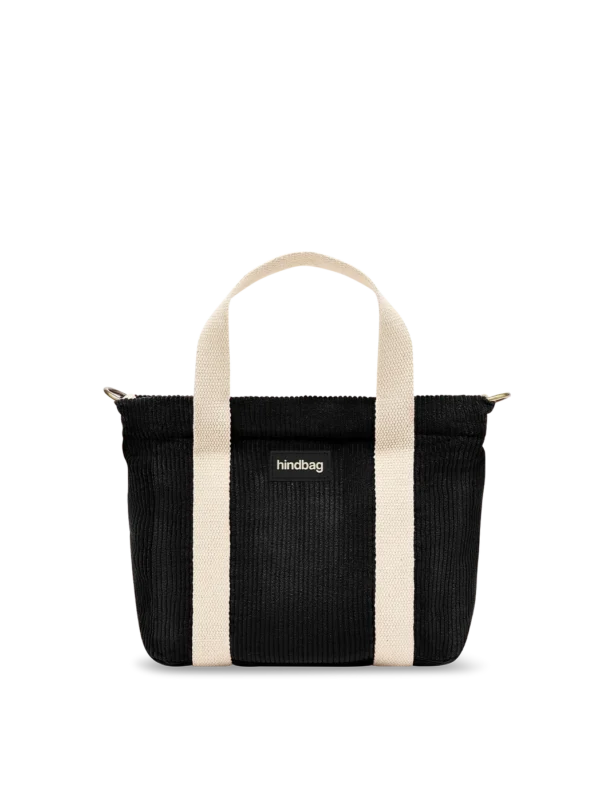 Hindbag Mini Louise Velvet kandekott | Black