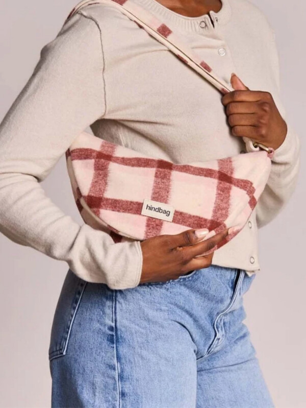 Hindbag Andrea õlakott | Pink Tartan